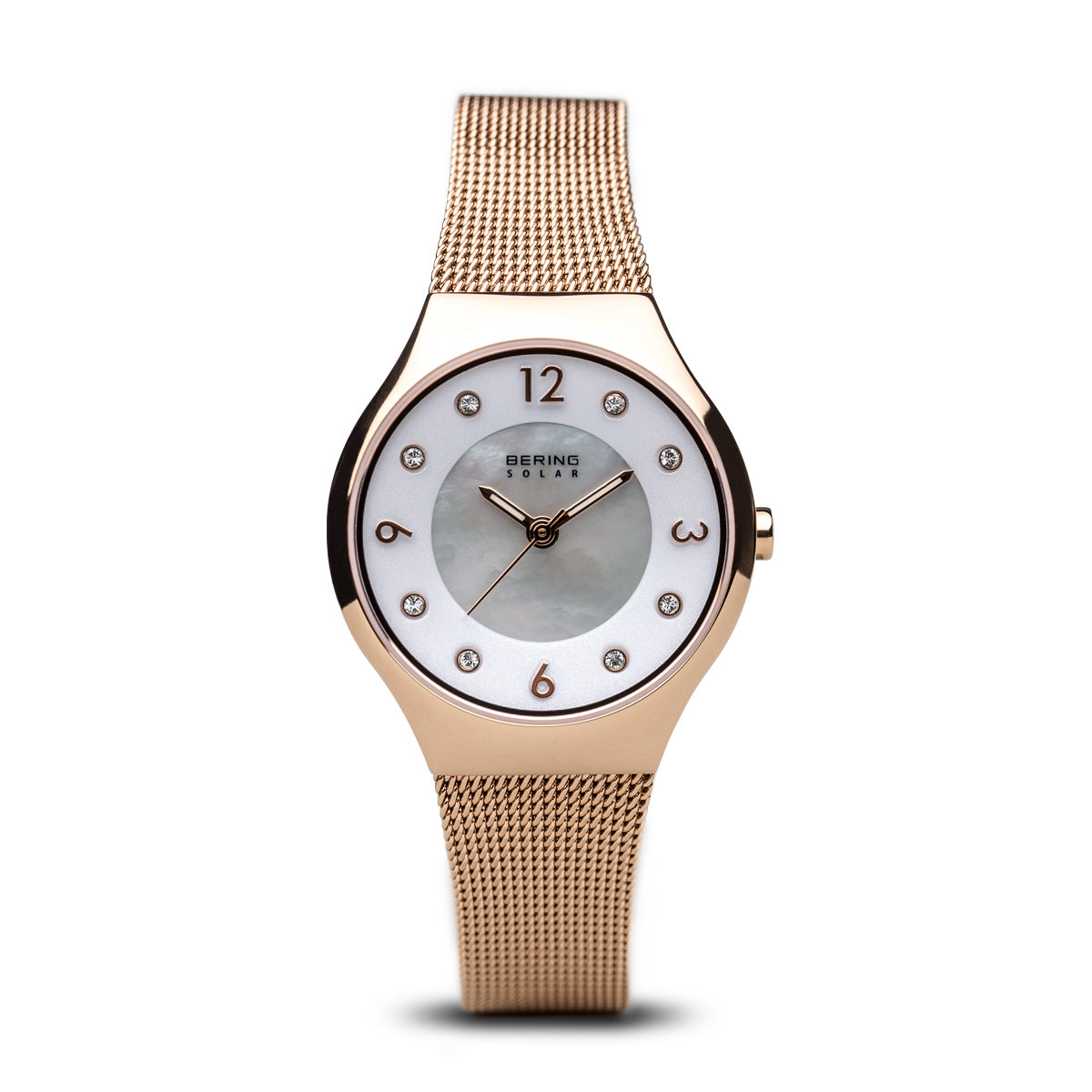 Rose gold solar store watch