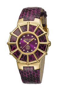 Roberto Cavalli Stainless Steel Women's Diamond Watch 37.5,mm