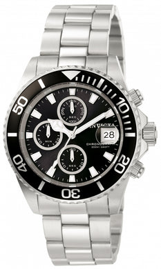 Invicta Men's 1003 Pro Diver Quartz Chronograph Black Dial Watch