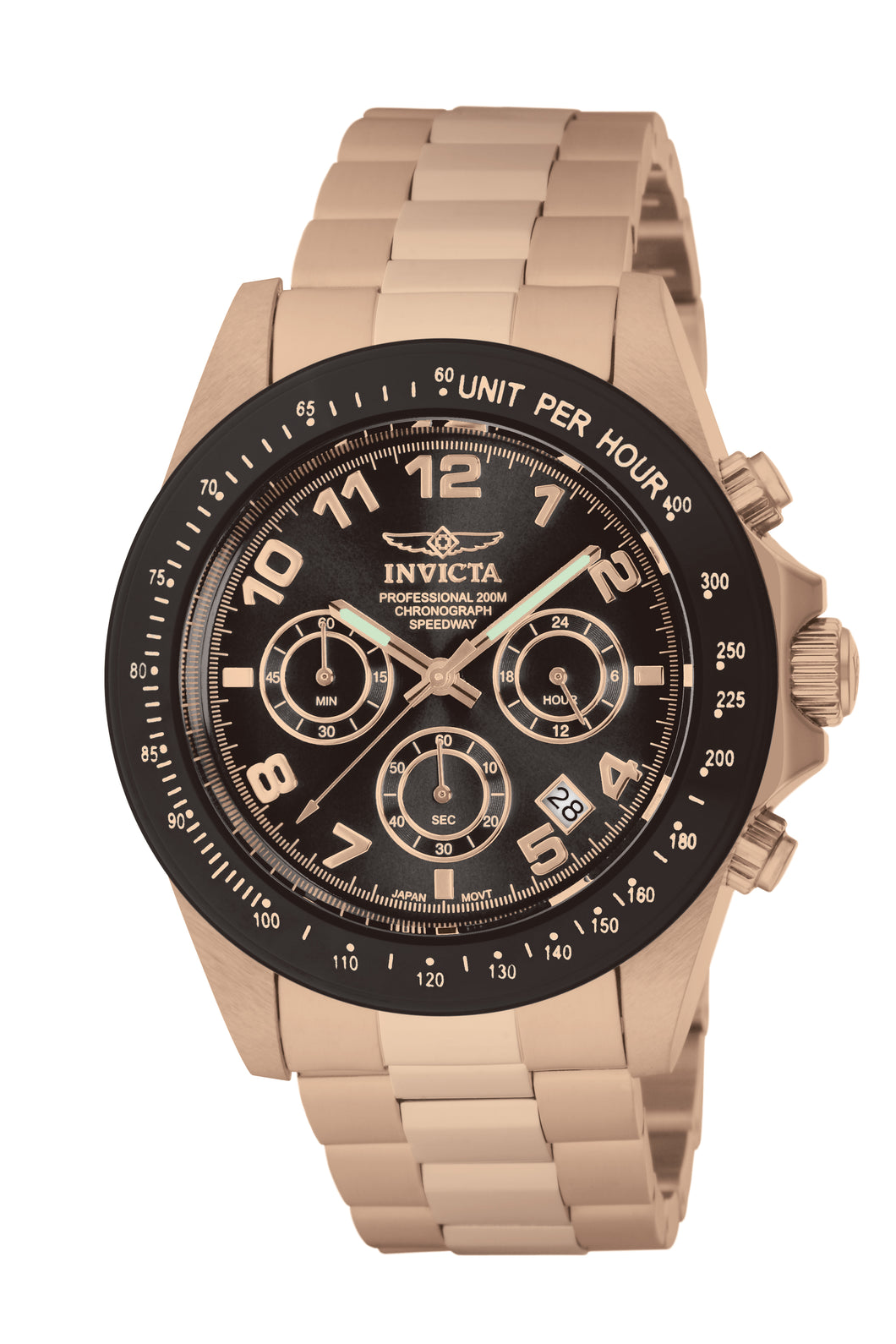 Invicta Men's 10706 Speedway Quartz Chronograph Brown Dial Watch