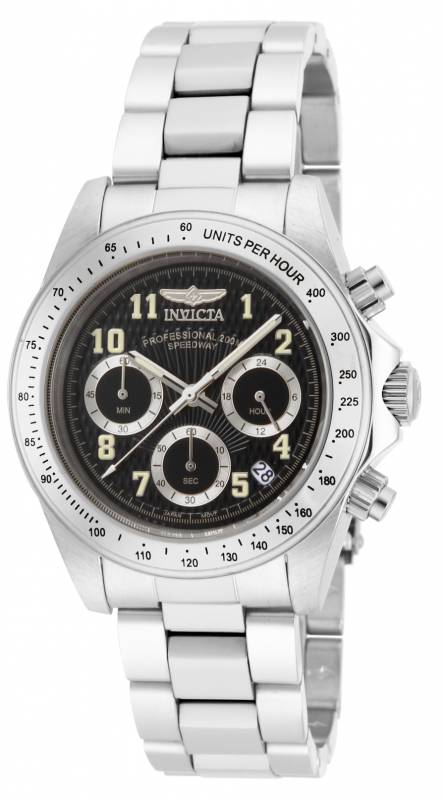 Invicta Men's 17025 Speedway Quartz Chronograph Black Dial Watch