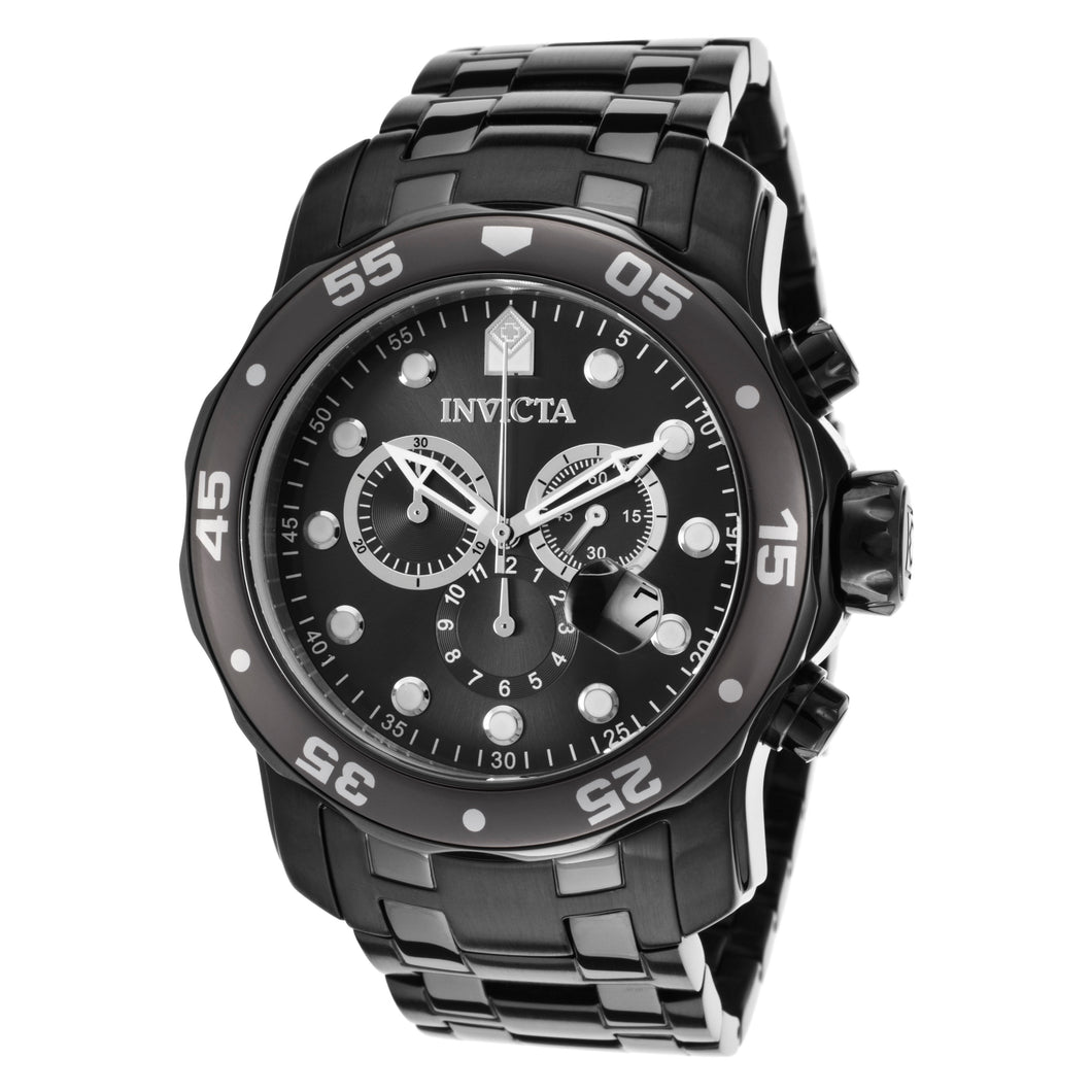 Invicta Men's 17085 Pro Diver Quartz Chronograph Charcoal Dial Watch