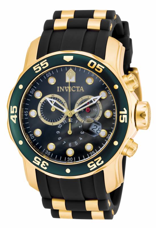 Invicta Men's 17886 Pro Diver Quartz Multifunction Green Dial Watch