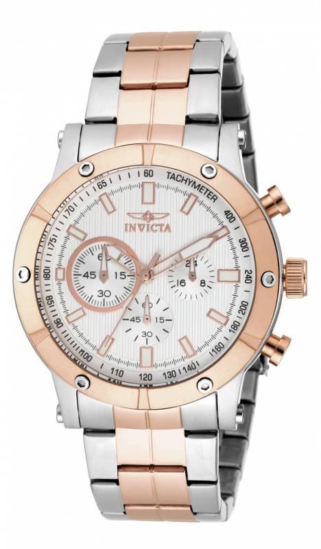 Invicta Men's 18165 Specialty Quartz Multifunction Silver Dial Watch