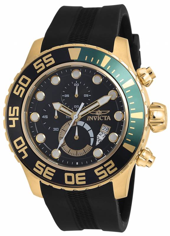 Invicta Men's 19245 Pro Diver Quartz Multifunction Black Dial Watch