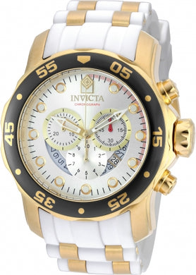 Invicta Men's 20292 Pro Diver Quartz Chronograph Silver Dial Watch