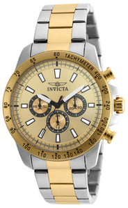 Invicta Men's 20340 Speedway Quartz Chronograph Silver Dial Watch