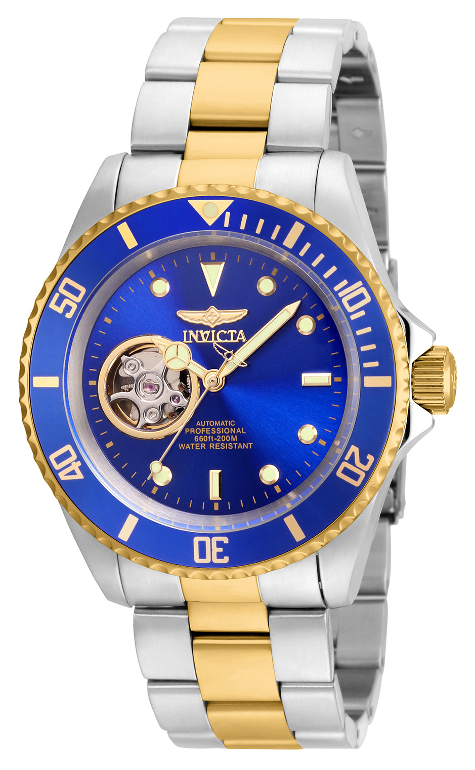 Invicta Men's 21719 Pro Diver Automatic 3 Hand Blue Dial Watch