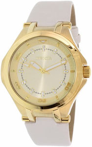 Invicta Women's 21756 Wildflower Quartz 3 Hand Gold Dial Watch