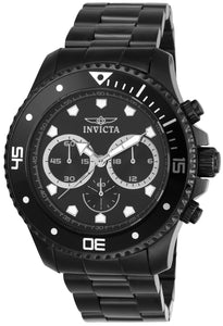 Invicta Men's 21792 Pro Diver Quartz Chronograph Black Dial Watch