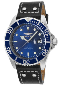 Invicta Men's 22068 Pro Diver Quartz 3 Hand Blue Dial Watch