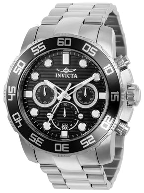 Invicta Men's 22226 Pro Diver Quartz Chronograph Black Dial Watch