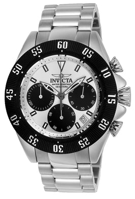 Invicta Men's 22392 Speedway Quartz Chronograph Silver, Black Dial Watch