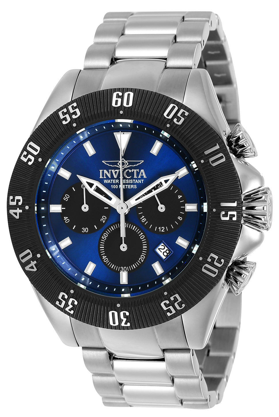 Invicta Men's 22393 Speedway Quartz Chronograph Blue, Black Dial Watch