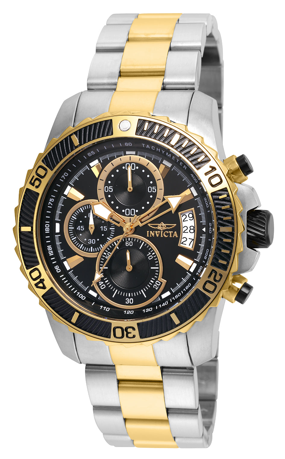 Invicta Men's 22418 Pro Diver Quartz Multifunction Black Dial Watch