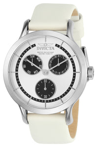 Invicta Women's 22493 Angel Quartz Multifunction Antique Silver, Black Dial Watch