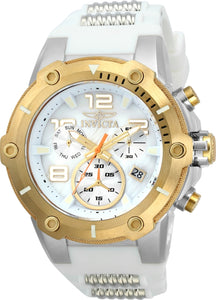 Invicta Men's 22512 Speedway Quartz Chronograph White Dial Watch