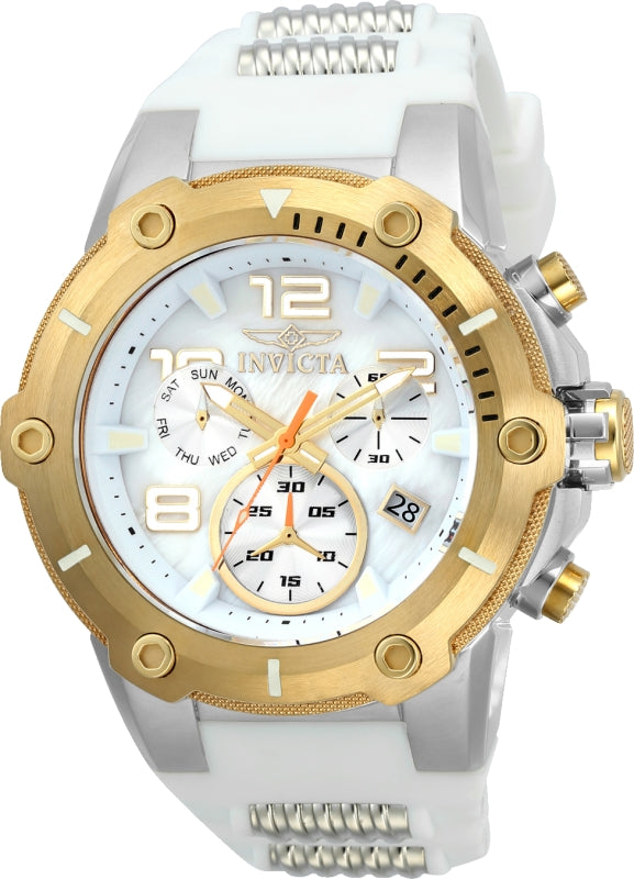 Invicta Men's 22512 Speedway Quartz Chronograph White Dial Watch