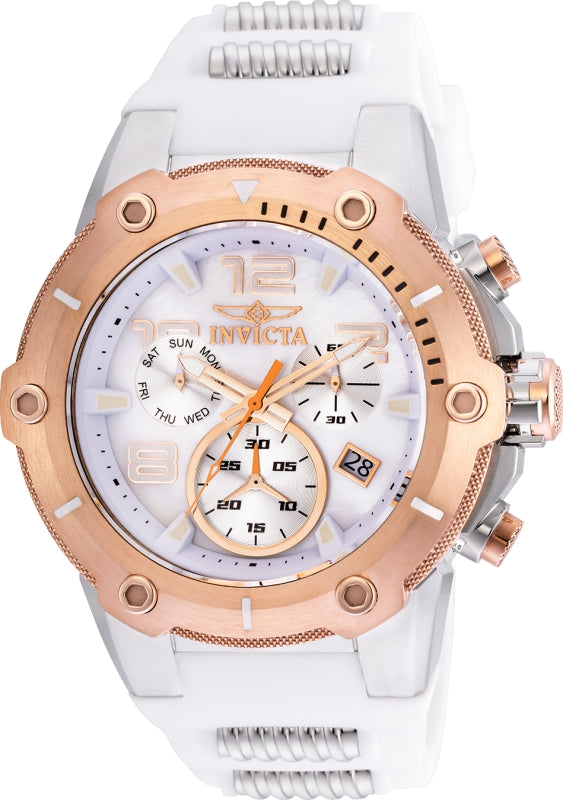 Invicta Men's 22513 Speedway Quartz Chronograph White Dial Watch