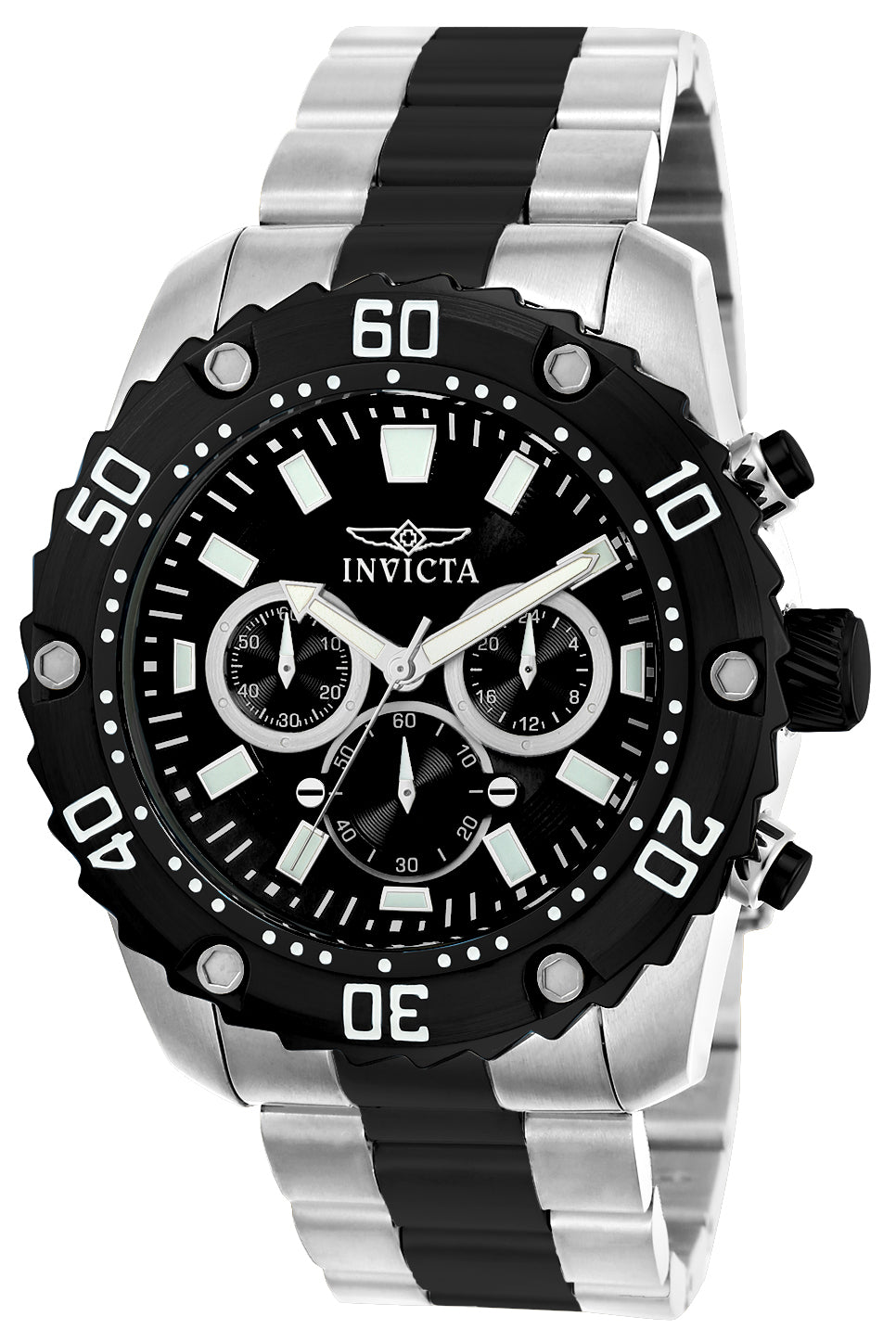 Invicta Men's 22521 Pro Diver Quartz Chronograph Black Dial Watch