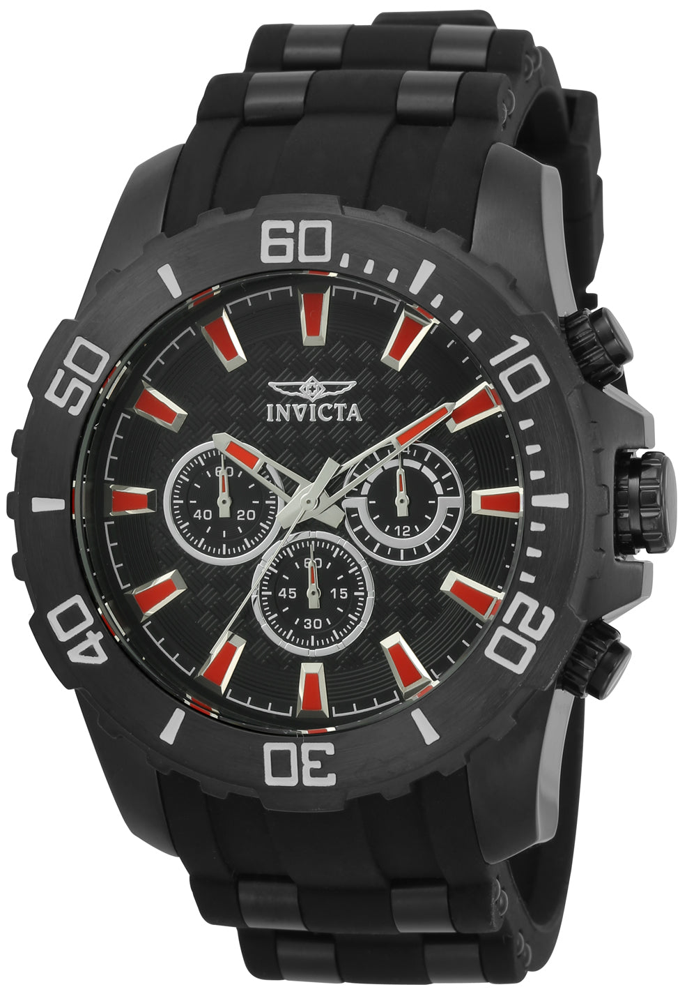 Invicta Men's 22560 Pro Diver Quartz Chronograph Black Dial Watch