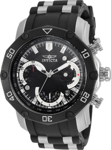 Invicta Men's 22797 Pro Diver Quartz 3 Hand Black Dial Watch