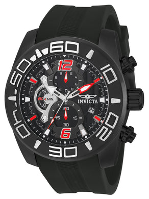 Invicta Men's 22811 Pro Diver Quartz Multifunction Black Dial Watch