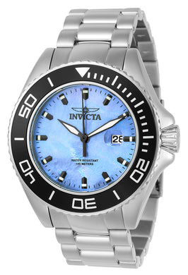 Invicta Men's 23067 Pro Diver Quartz 3 Hand Platinum Dial Watch