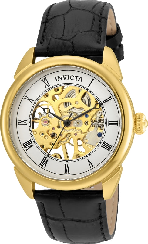 Invicta Men's 23535 Specialty Mechanical 3 Hand Silver Dial Watch