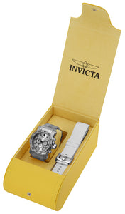 Invicta Men's 23649 Pro Diver Quartz Chronograph Silver Dial Watch