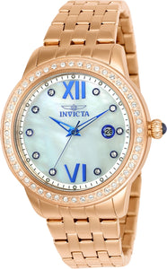 Invicta Women's 23663 Angel Quartz 3 Hand White Dial Watch