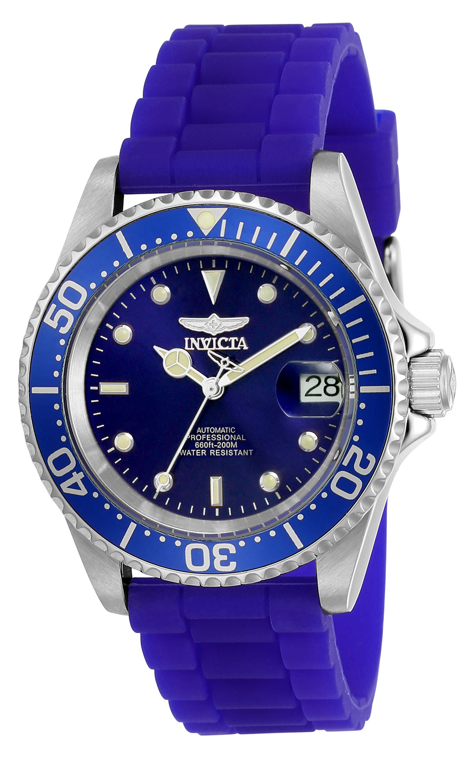 Invicta Men's 23679 Pro Diver Automatic 3 Hand Blue Dial Watch