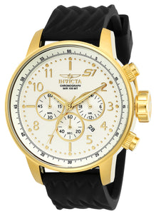 Invicta Men's 23815 S1 Rally Quartz Chronograph Ivory Dial Watch