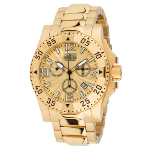 Invicta Men's 23902 Excursion Quartz Chronograph Gold Dial Watch