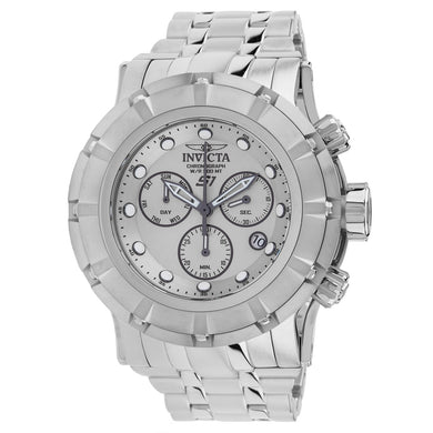 Invicta Men's 23950 S1 Rally Quartz Chronograph Silver Dial Watch