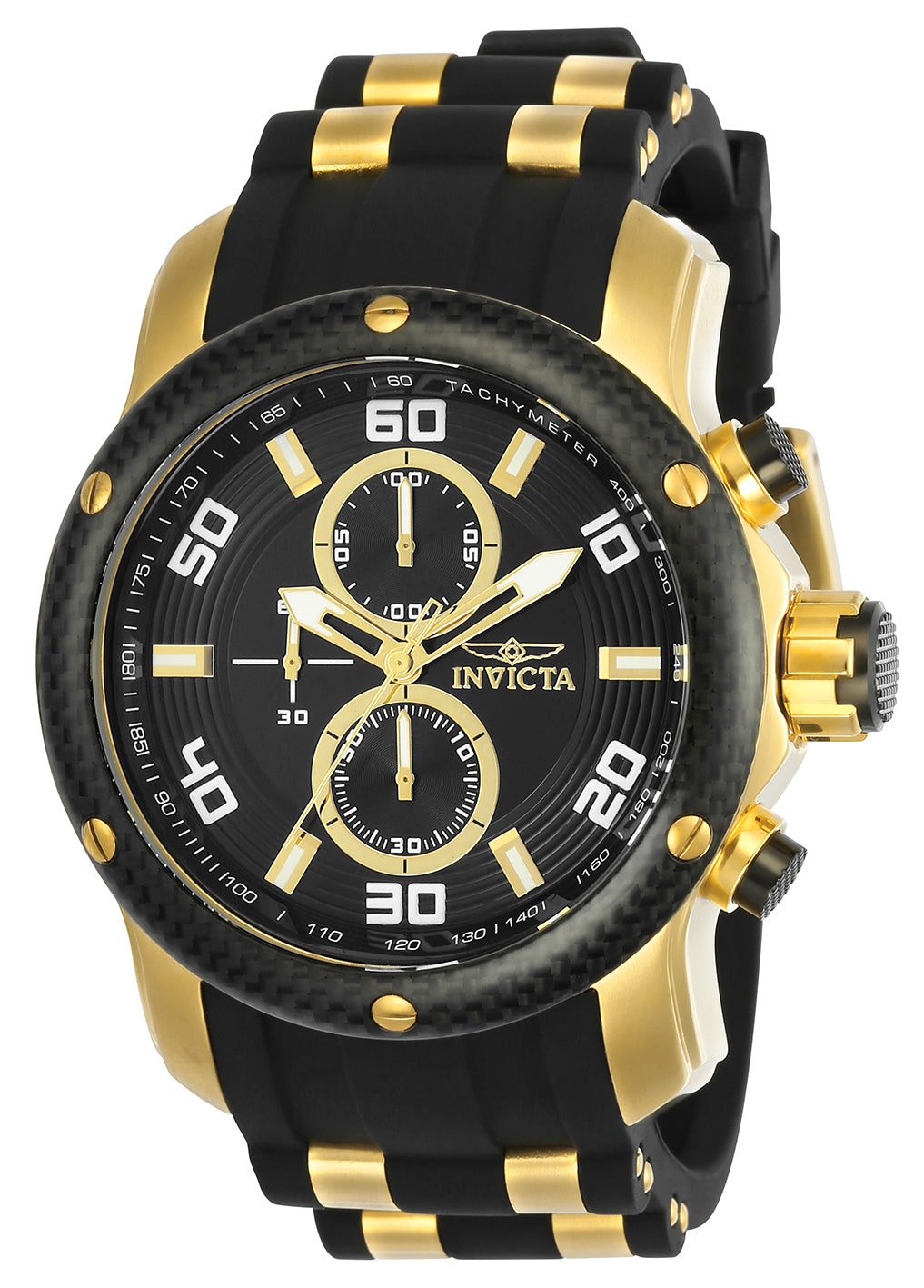 Invicta Men's 24151 Pro Diver Quartz Multifunction Black Dial Watch