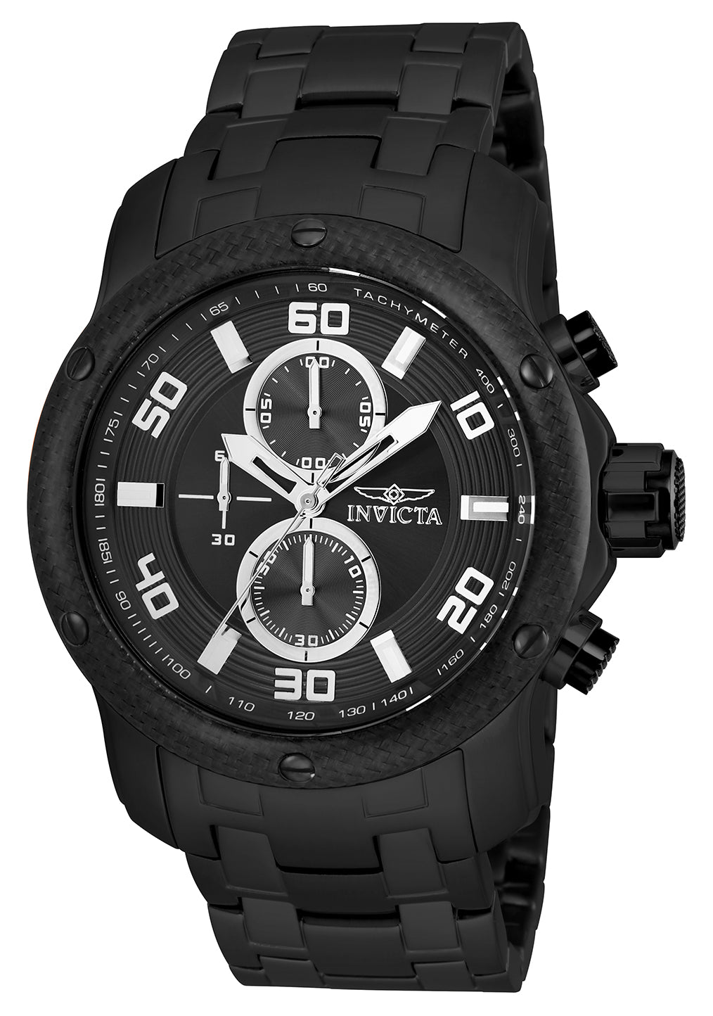 Invicta Men's 24157 Pro Diver Quartz Multifunction Black Dial Watch