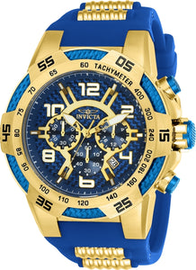 Invicta Men's 24232 Speedway Quartz Multifunction Blue Dial Watch