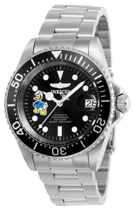 Invicta Men's 24396 Disney Automatic 3 Hand Black Dial Watch