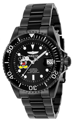 Invicta Men's 24416 Disney Automatic 3 Hand Black Dial Watch