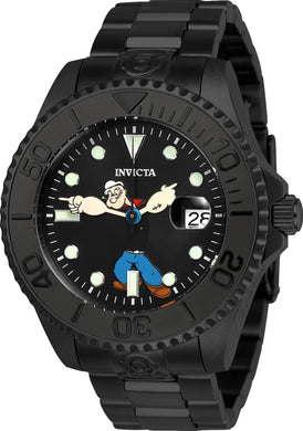 Invicta Men's 24471 Character  Automatic 3 Hand Black Dial Watch