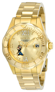 Invicta Women's 24473 Character Quartz 3 Hand Gold Dial Watch