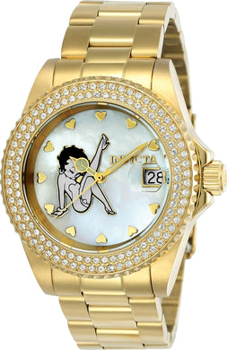 Invicta Women's 24492 Character  Quartz 3 Hand White Dial Watch