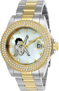 Invicta Women's 24493 Character  Quartz 3 Hand White Dial Watch