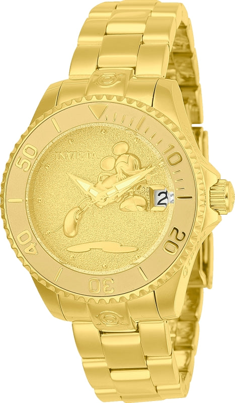 Invicta Women's 24533 Disney Automatic 3 Hand Gold Dial Watch