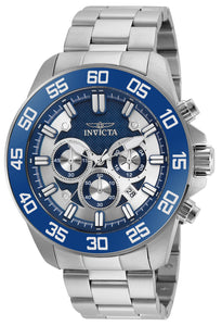 Invicta Men's 24719 Pro Diver Quartz Multifunction Blue Dial Watch