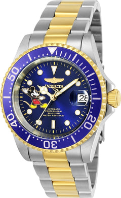 Invicta Men's 24754 Disney Automatic 3 Hand Blue Dial Watch