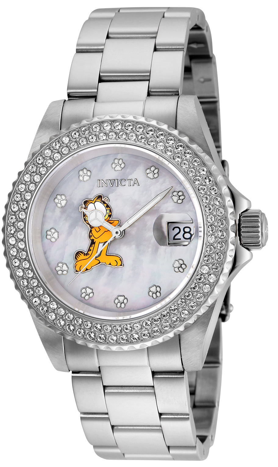 Invicta Women's 24868 Character Quartz 3 Hand White Dial Watch