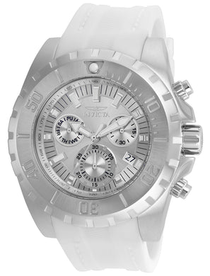 Invicta Men's 24926 Pro Diver Quartz Chronograph Silver Dial Watch