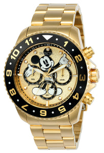 Invicta Men's 24955 Disney Quartz Chronograph Gold Dial Watch